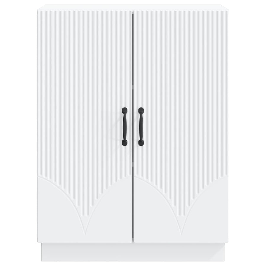 Sideboard White 66 x 34.5 x 87 cm Engineered Wood