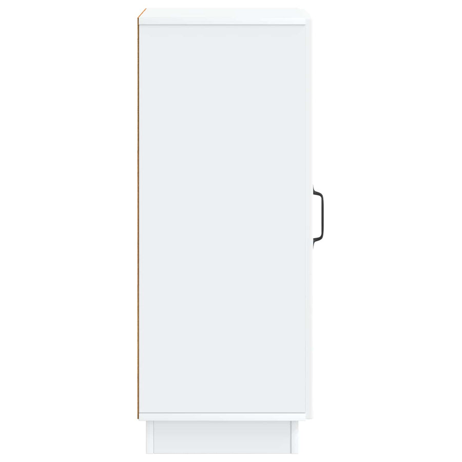 Sideboard White 33 x 34.5 x 87 cm Engineered Wood
