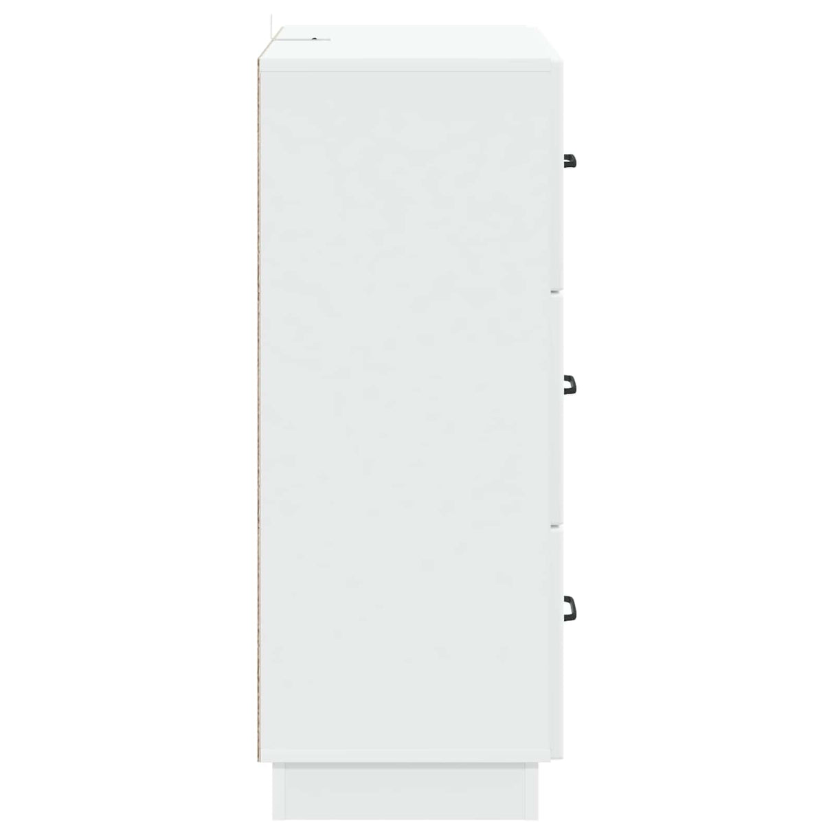 Drawer Cabinet White 66 x 34.5 x 87 cm Engineered Wood