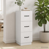Drawer Cabinet White 33 x 34.5 x 87 cm Engineered Wood - Top-Down View