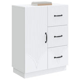 Sideboard with Drawer White 66 x 34.5 x 87 cm Engineered Wood