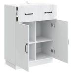 Sideboard White 66 x 34.5 x 87 cm Engineered Wood