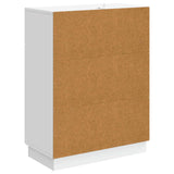 Sideboard with Drawer White 66 x 34.5 x 87 cm Engineered Wood