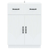 Sideboard with Drawer White 66 x 34.5 x 87 cm Engineered Wood