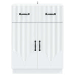 Sideboard White 66 x 34.5 x 87 cm Engineered Wood