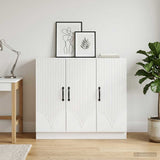 Sideboard White 89 x 34.5 x 77 cm Engineered Wood