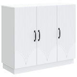 Sideboard White 89 x 34.5 x 77 cm Engineered Wood