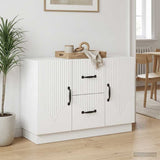 Sideboard with Drawer White 89 x 34.5 x 57 cm Engineered Wood