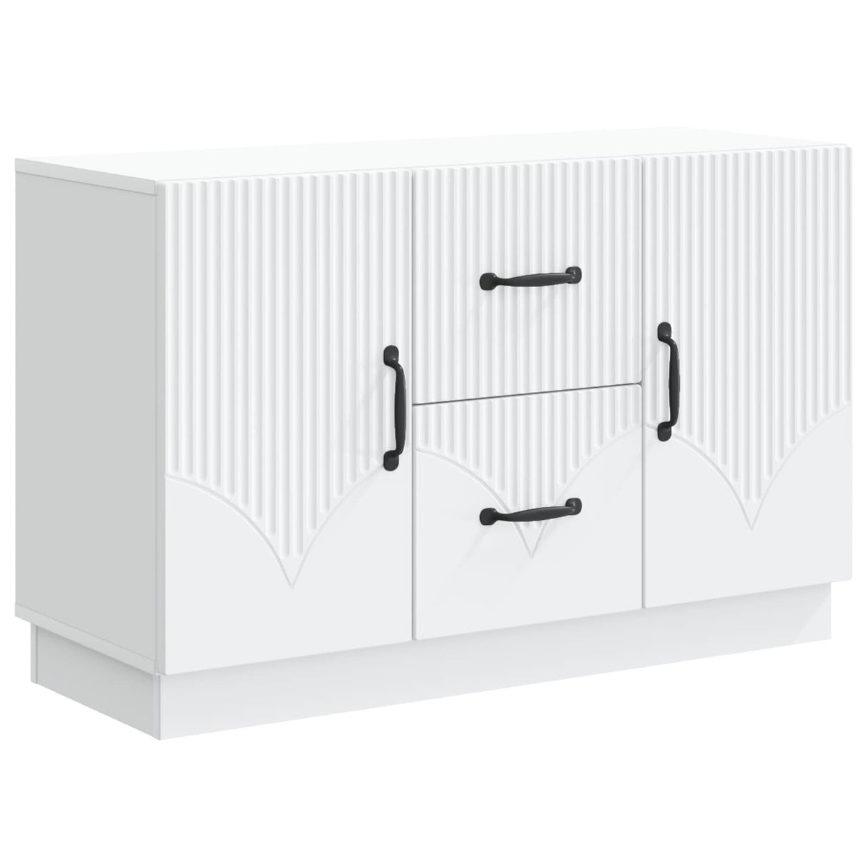 Sideboard with Drawer White 89 x 34.5 x 57 cm Engineered Wood