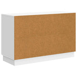 Sideboard with Drawer White 89 x 34.5 x 57 cm Engineered Wood - Low Angle