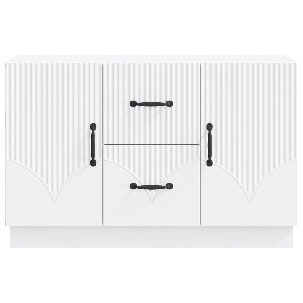 Sideboard with Drawer White 89 x 34.5 x 57 cm Engineered Wood