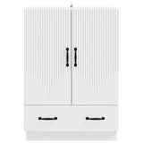 Sideboard with Drawer White 66 x 34.5 x 92 cm Engineered Wood