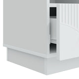 TV Cabinet with Drawer White 102 x 34.5 x 47 cm Engineered Wood