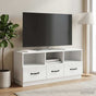 TV Cabinet with Drawer White 102 x 34.5 x 47 cm Engineered Wood
