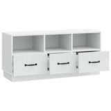 TV Cabinet with Drawer White 102 x 34.5 x 47 cm Engineered Wood