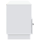 TV Cabinet with Drawer White 102 x 34.5 x 47 cm Engineered Wood - Close-Up Angle