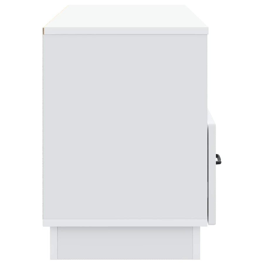 TV Cabinet with Drawer White 102 x 34.5 x 47 cm Engineered Wood