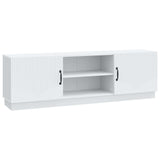TV Cabinet White 150 x 31 x 47 cm Engineered Wood - Front View