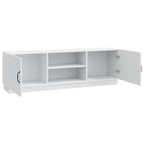 TV Cabinet White 150 x 31 x 47 cm Engineered Wood - 45-Degree Angle