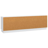 TV Cabinet White 150 x 31 x 47 cm Engineered Wood - Low Angle