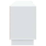 TV Cabinet White 150 x 31 x 47 cm Engineered Wood - Close-Up Angle