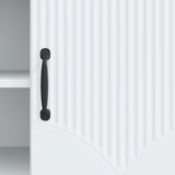 TV Cabinet White 102 x 34.5 x 47 cm Engineered Wood - Extra Image
