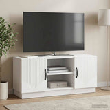 TV Cabinet White 102 x 34.5 x 47 cm Engineered Wood