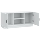 TV Cabinet White 102 x 34.5 x 47 cm Engineered Wood