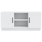 TV Cabinet White 102 x 34.5 x 47 cm Engineered Wood