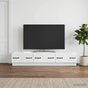 TV Cabinet with Drawer White 147 x 34.5 x 27 cm Engineered Wood