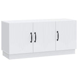 TV Cabinet White 99 x 34.5 x 47 cm Engineered Wood - Front View