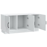TV Cabinet White 99 x 34.5 x 47 cm Engineered Wood - 45-Degree Angle
