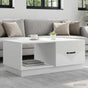 Coffee Table White 90 x 50 x 37 cm Engineered Wood