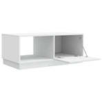 Coffee Table White 90 x 50 x 37 cm Engineered Wood