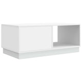 Coffee Table White 90 x 50 x 37 cm Engineered Wood