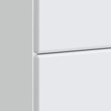 Bedside Cabinet White 62 x 34.5 x 47.5 cm Engineered Wood - Low Angle
