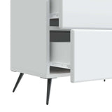 Bedside Cabinet White 62 x 34.5 x 47.5 cm Engineered Wood - Extra Image