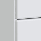 Bedside Cabinet White 43 x 41 x 66.5 cm Engineered Wood