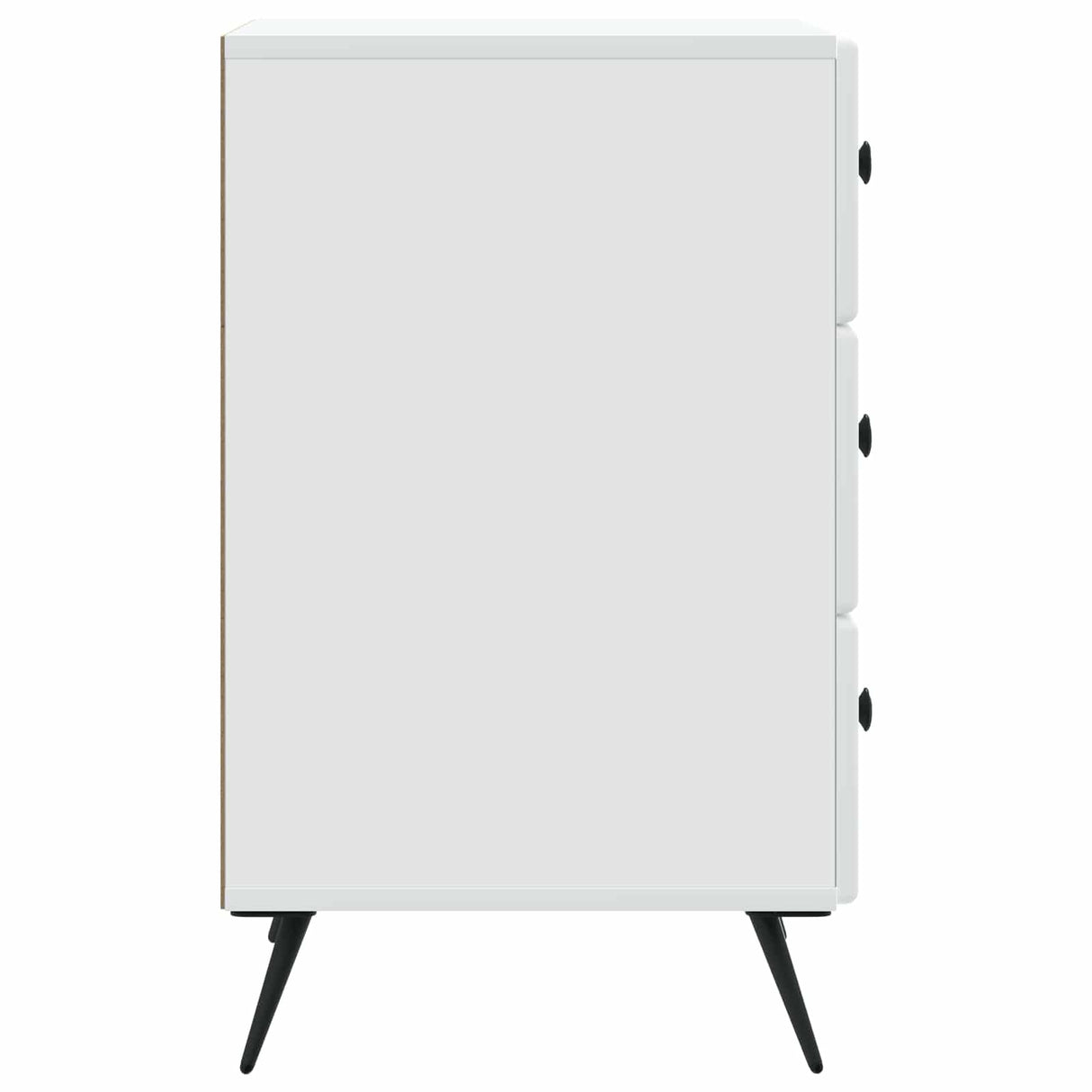 Bedside Cabinet White 43 x 41 x 66.5 cm Engineered Wood