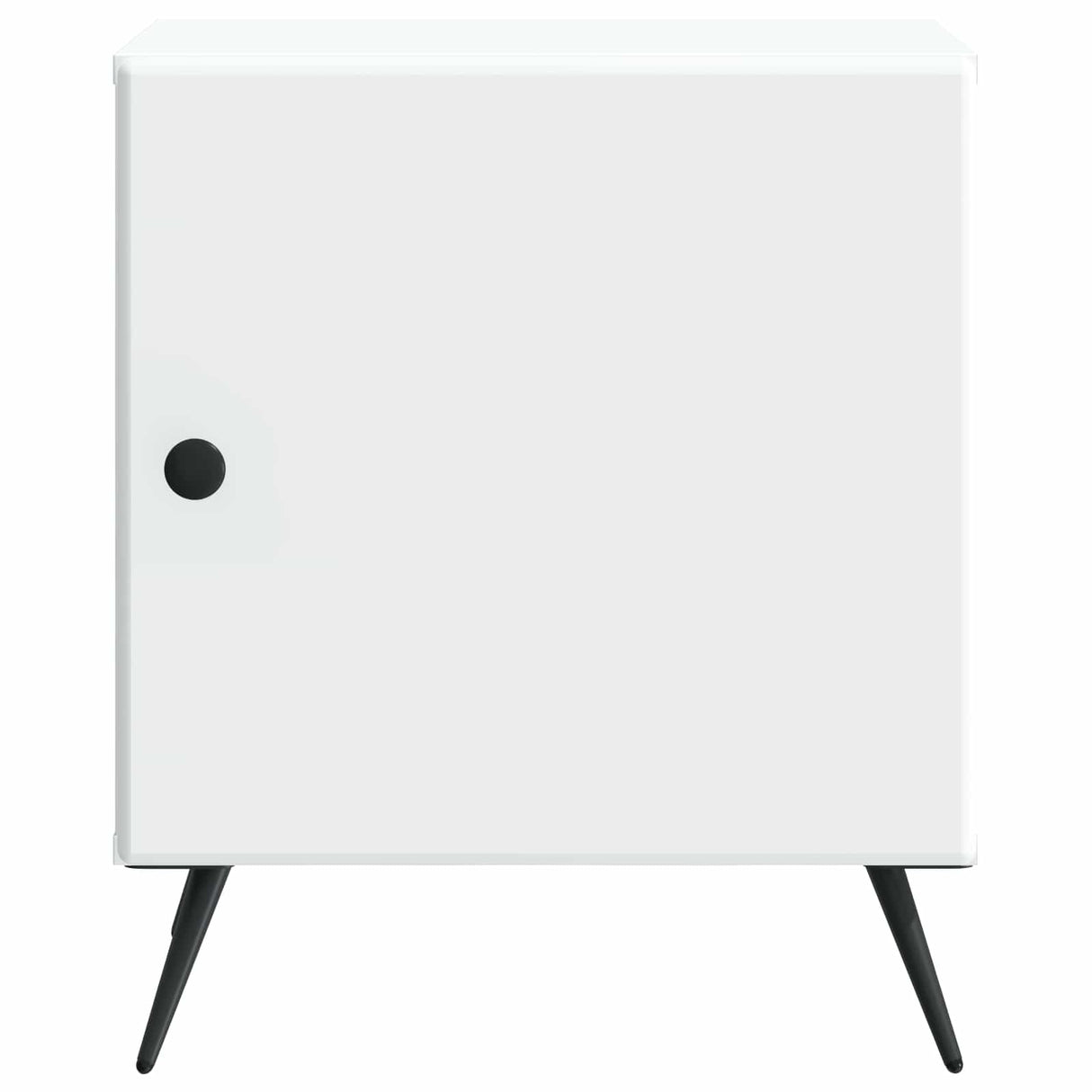 Bedside Cabinet White 43 x 34.5 x 50 cm Engineered Wood