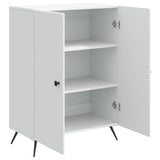 Sideboard White 66 x 34.5 x 90 cm Engineered Wood - 45-Degree Angle
