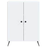 Sideboard White 66 x 34.5 x 90 cm Engineered Wood - Rear View