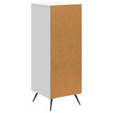 Sideboard White 33 x 34.5 x 90 cm Engineered Wood - Low Angle