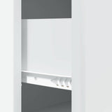 Drawer Cabinet White 66 x 34.5 x 90 cm Engineered Wood