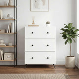 Drawer Cabinet White 66 x 34.5 x 90 cm Engineered Wood - Top-Down View