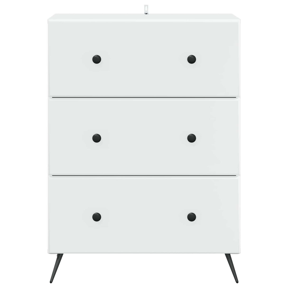 Drawer Cabinet White 66 x 34.5 x 90 cm Engineered Wood