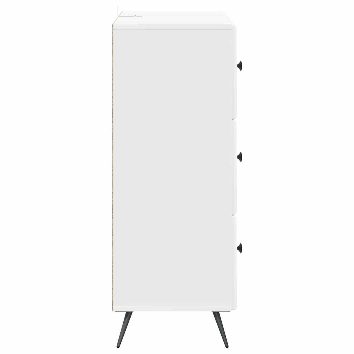 Drawer Cabinet White 66 x 34.5 x 90 cm Engineered Wood