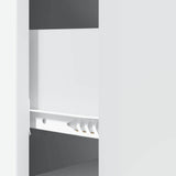 Drawer Cabinet White 33 x 34.5 x 90 cm Engineered Wood - Extra Image