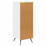 Drawer Cabinet White 33 x 34.5 x 90 cm Engineered Wood