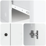 Sideboard with Drawer White 66 x 34.5 x 90 cm Engineered Wood - Extra Image